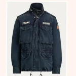 Polo Ralph Lauren Denim Hooded Military Field Jacket