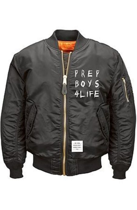 Prep Boys 4 Life Lightweight Ma-1 Bomber Jacket
