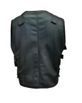 Punisher Vest Tactical Skull Frank Castle Black Leather Vest