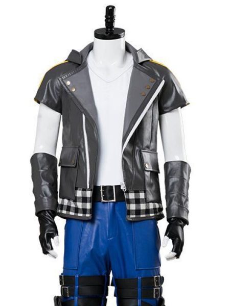 Riku Kingdom Hearts 3 Black Leather Vest