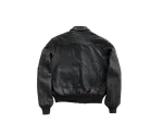 Schott Bross A-2 Black Leather Patches Flight Jacket