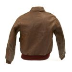 Squadron Scotty Dog A-2 Brown Leather Flight Jacket