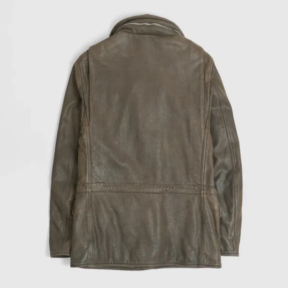 Stewart Brown Leather M-65 Field Jacket.