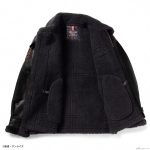 Strict-g Alpha B-3 Amuro Ray Black Leather Flight Jacket
