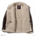 Strict-g Alpha B-3 Amuro Ray Brown Leather Flight Jacket
