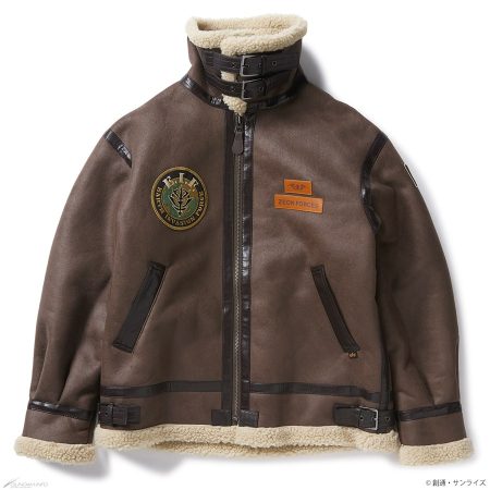 Strict-g Alpha B-3 Zeon Forces Brown Flight Jacket