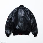 Strict-g X Alpha 10th Anniversary Black Leather Ma-1 Jacket
