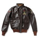 Strict-g.arms Gundam Johnny Ridden A-2 Black Leather Jacket