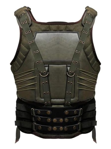 Tactical Faux Leather Military Style Vest.