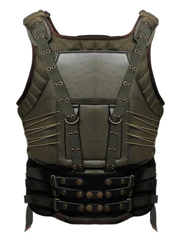 Tactical Faux Leather Military Style Vest.