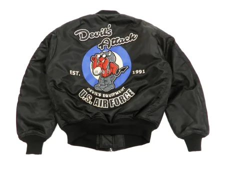 Tedman Ma-1 Black Leather Flight Bomber Jacket.