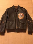 The Real Mccoy's A-2 Flight Brown Leather Jacket