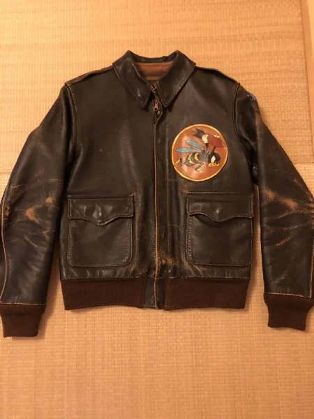 The Real Mccoy's A-2 Flight Brown Leather Jacket