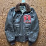 The Real Mccoy's G-1 Brown Leather Flight Bomber Jacket