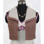 Tiger & Bunny Karina Lyle Brown Suede Leather Vest