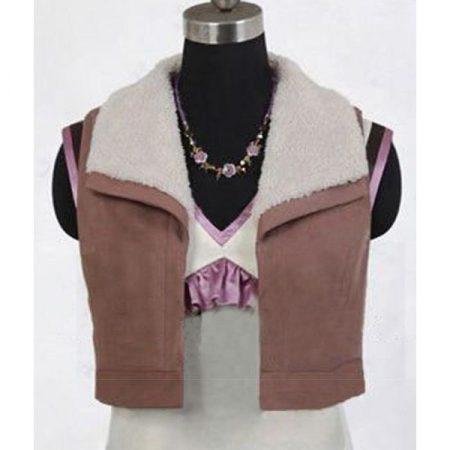 Tiger & Bunny Karina Lyle Brown Suede Leather Vest