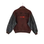 Trashed Varsity B-3 Meal Combat Scovill Buttom Leather Jacket