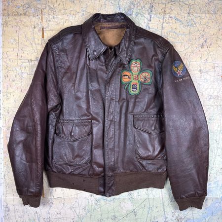 USAF Korean War A2 Blood Chit Painted Jacket