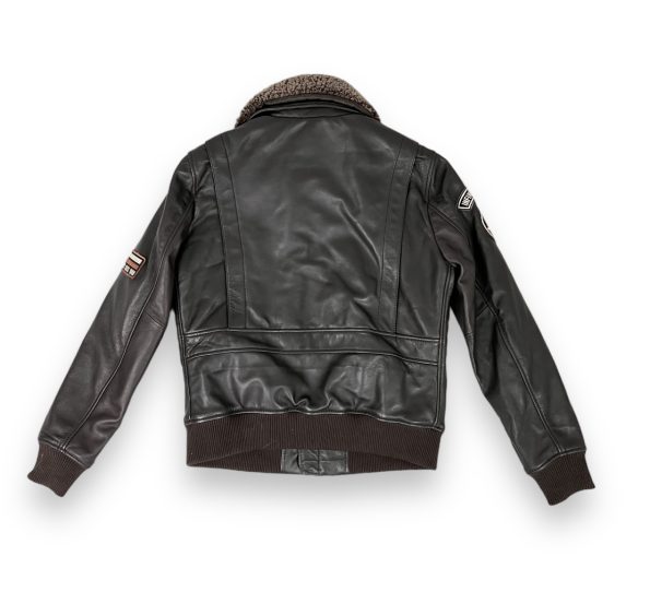 Unlimited Fashion A-2 Brown Flight Jacket With Patches.