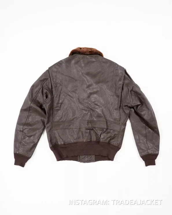 Vietnam G-1 Bulldogs Brown Leather Flight Jacket.