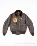 Vietnam G-1 Bulldogs Brown Leather Flight Jacket