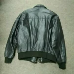 Vintage A-2 Flyers Black Leather Bomber Jacket
