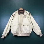 Vintage Avirex A-2 Air Force Briefing Time Bomber Jacket