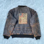 Vintage Avirex G-1 Leather Military Jacket