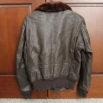 Vintage G-1 Us Navy Leather Flight Bomber Jacket