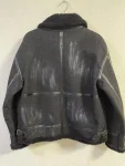 Vintage USA G-1 Black Bomber Shearling Jacket