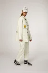 Women’s Military White Cotton Field Jacket