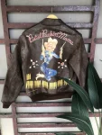 air force us army brown leather bomber jacket