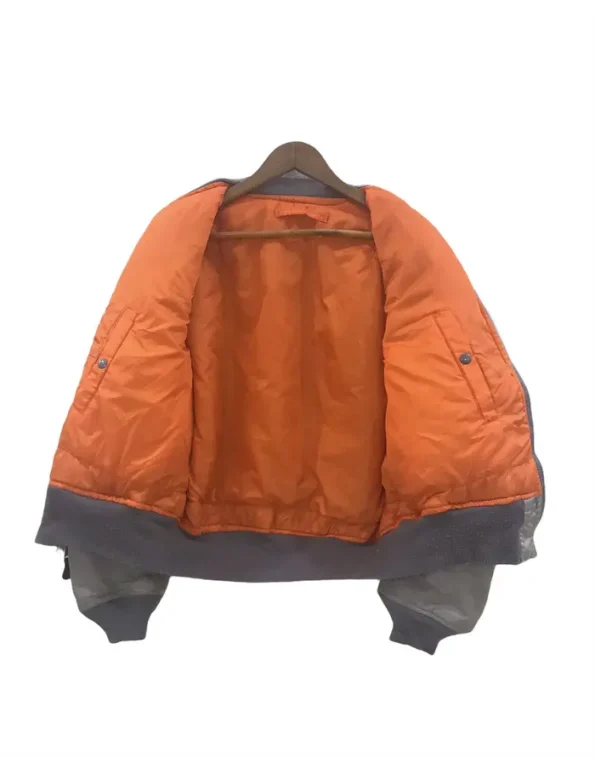 Alpha Industries Rev Limit Grey Bomber Ma-1 Jacket