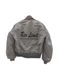 Alpha Industries Rev Limit Grey Bomber Ma-1 Reversible Jacket