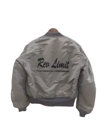 Alpha Industries Rev Limit Grey Bomber Ma-1 Reversible Jacket