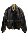 Avirex A-2 Three Kings And 9 Queens Brown Leather Flight Jacket