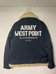 Avirex Army West Point Black Knights Navy Blue B-3 Bomber Jacket