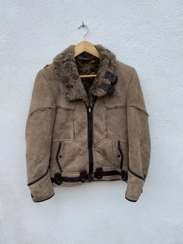 B-3 Military Ww2 Tan Sherpa Jacket