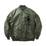 Black Lagoon Revy Ma-1 Grey Bomber Flight Jacket
