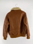 Blouson A-2 Brown Leather Bomber Flight Jacket