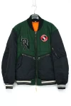 Burberry Ma-1 Military Blousons Green And Black Bomber Jacket