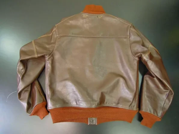 Buzz Rickson's A-1 Seal Brown Horsehide Flight Jacket.