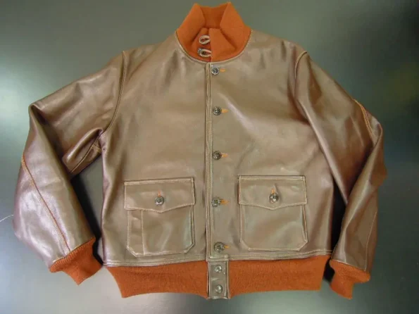 Buzz Rickson's A-1 Seal Brown Horsehide Flight Jacket