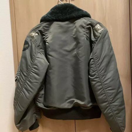 Buzz Rickson's B-15 Green Bomber Flight Jacket.