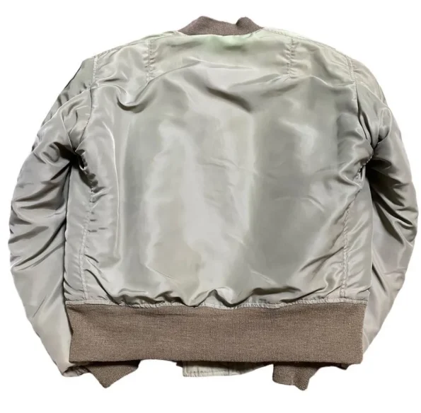 Buzz Rickson's B-15 Grey Military Flight Jacket.