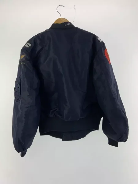 Buzz Rickson's B-15 Nylon Navy Blue Flight Jacket.