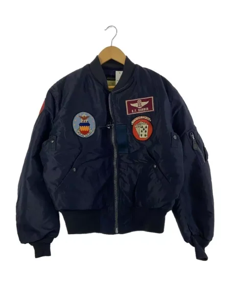 Buzz Rickson's B-15 Nylon Navy Blue Flight Jacket