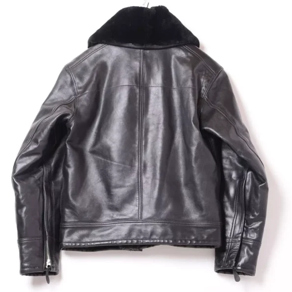 Buzz Rickson's B-2 William Gibson Black Leather Jacket.