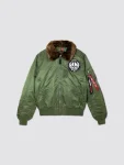 Call Of Duty X Alpha B-15 Olive Green Flight Jacket