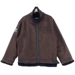 Dogtown B-3 Fur Sherpa Brown Leather Jacket
